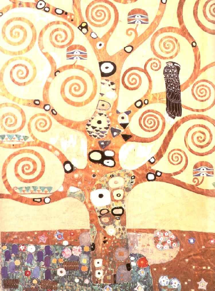 A �rvore da Vida - Gustv Klimt, 1905-9 