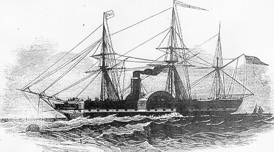 T�pico navio meados s�c. XIX - washington 1847